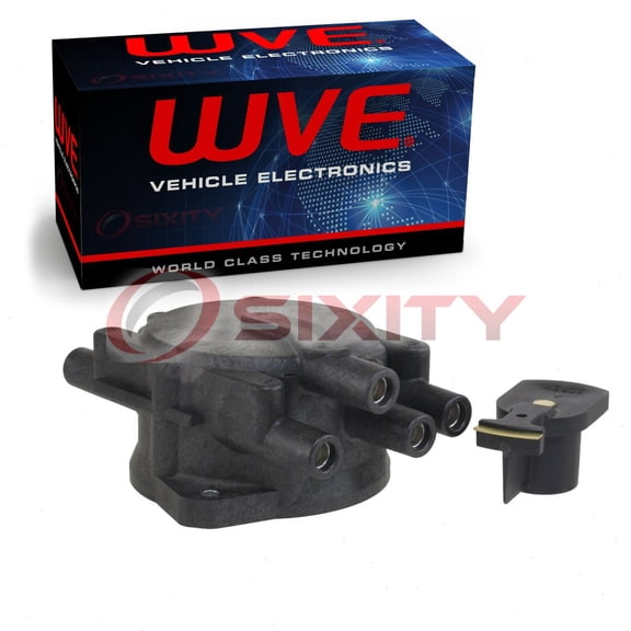 Wells WVE Distributor Cap & Rotor Kit compatible with Nissan D21 Maxima Pathfinder 3.0L V6 1985-1989