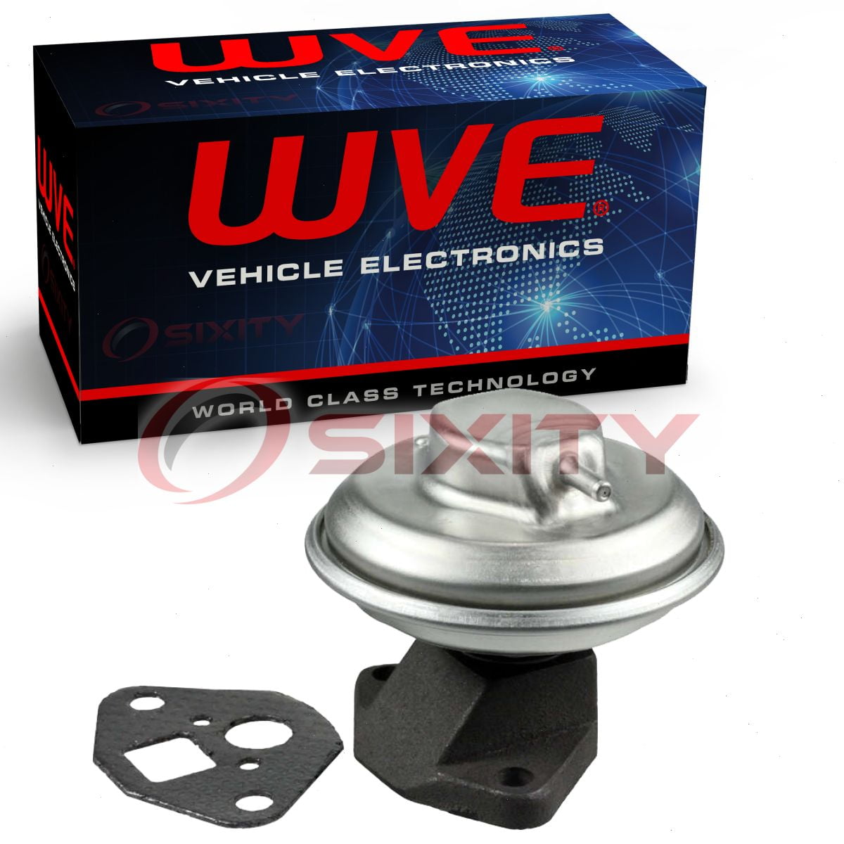Wells WVE EGR Valve compatible with Chevrolet Blazer C1500 C1500 Suburban C2500 C3500 G10 G20 G30 K1500 K1500 4.3L 5.0L 5.7L V6 V8 1987-1995