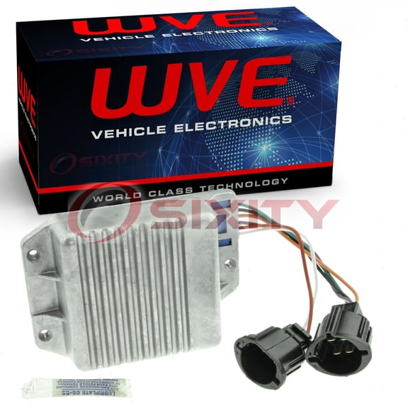 Wells WVE Ignition Control Module compatible with Jeep Cherokee CJ5 CJ7 Grand Wagoneer J10 J20 Scrambler Wagoneer Wrang 2.5L 4.2L 5.0L 5.9L 6.6L L4 L6 V8 1978-1991