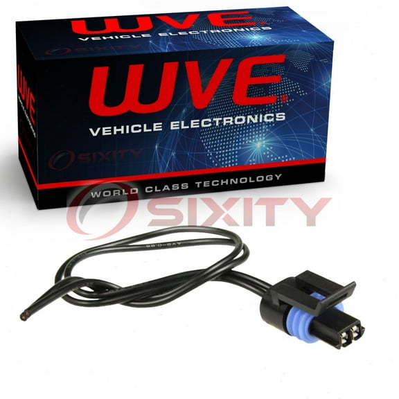 Wells WVE Rear ABS Wheel Speed Sensor Connector compatible with Chevrolet Avalanche C1500 C1500 Suburban C2500 C3500 Colorado Express 1500 6.5L V8 1995-2012