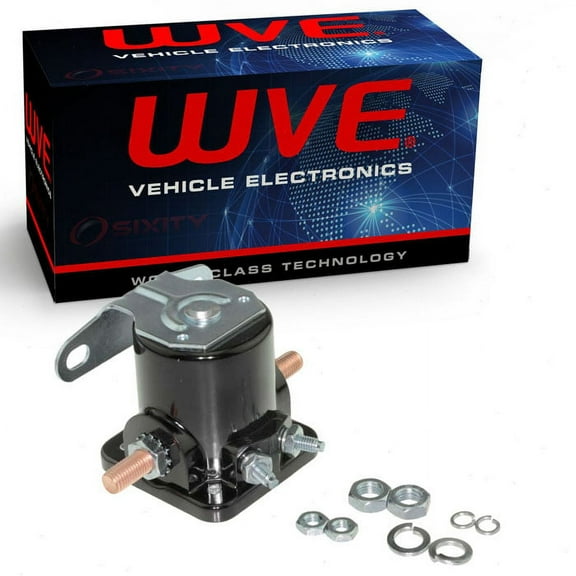 Wells WVE Starter Solenoid compatible with Jeep Cherokee CJ5 CJ6 CJ7 Commando DJ5 J-2500 J10 J20 Scrambler Wagon 2.5L 3.8L 4.2L 5.0L 5.9L 6.6L L4 L6 V8 1972-1983
