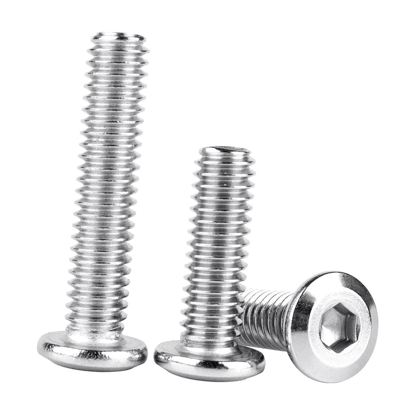 Viti A Testa Tonda Phillips 1/4-20 X 1 Pollice - Acciaio Inox 18-8 - Lotto Da 500 Pezzi Fastenere
