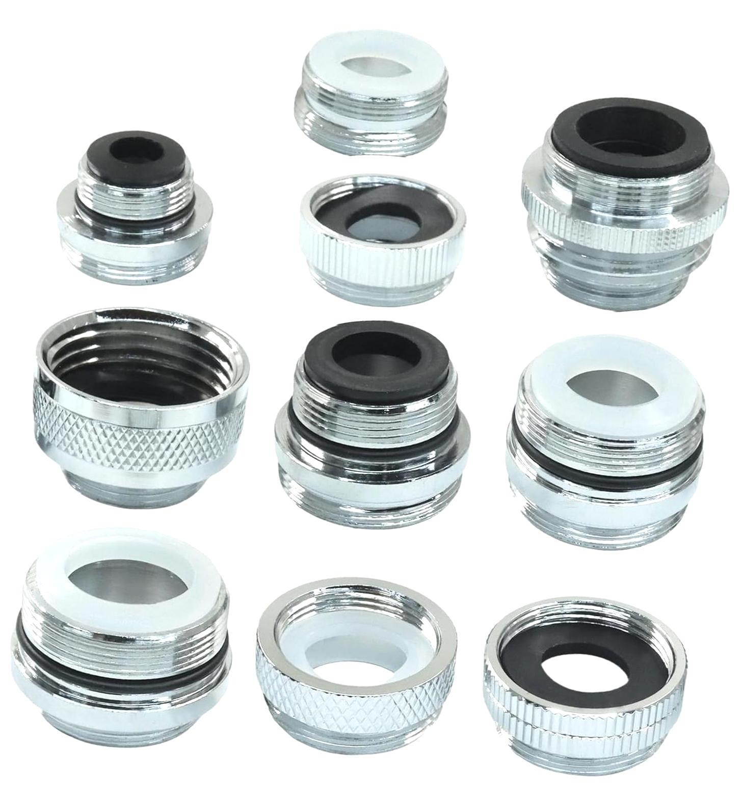 Malida 1/4" NPT Male Thread To 1/4" OD Tube Adapters – Push-to-Connect Fittings, 5-Pack, For Water Filters
