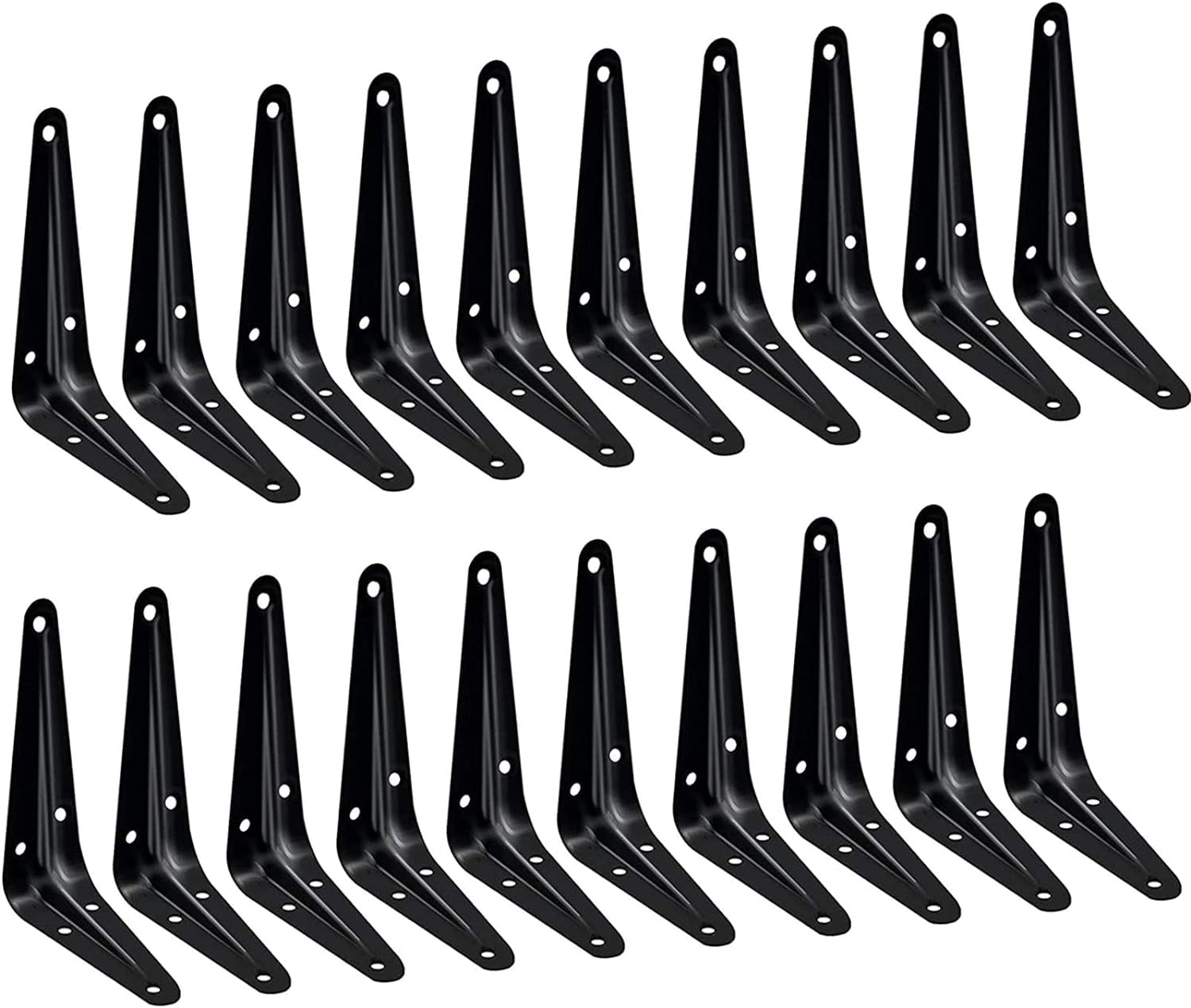 OVOV 2 Pack Heavy Duty Shelf Brackets Wall Mounted Brackets For Shelves - View #6