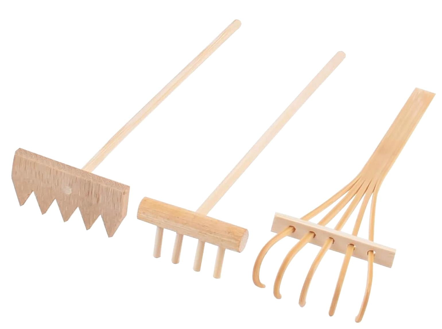 Wellsay , 3 Pack Mini Zen Garden Rake Sand Rakes Tools for Office ...
