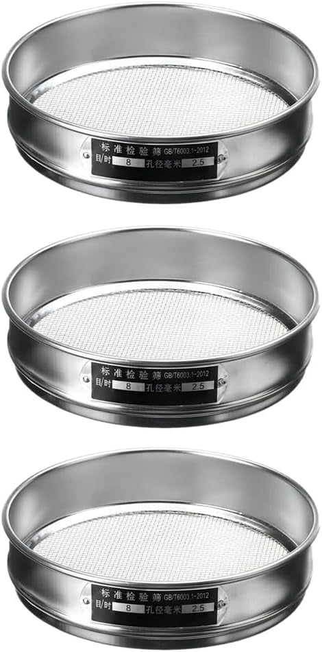 Wellsay 3X Heavy Duty Garden Riddle Si Mesh Soil Sift Compost Seed Tray ...