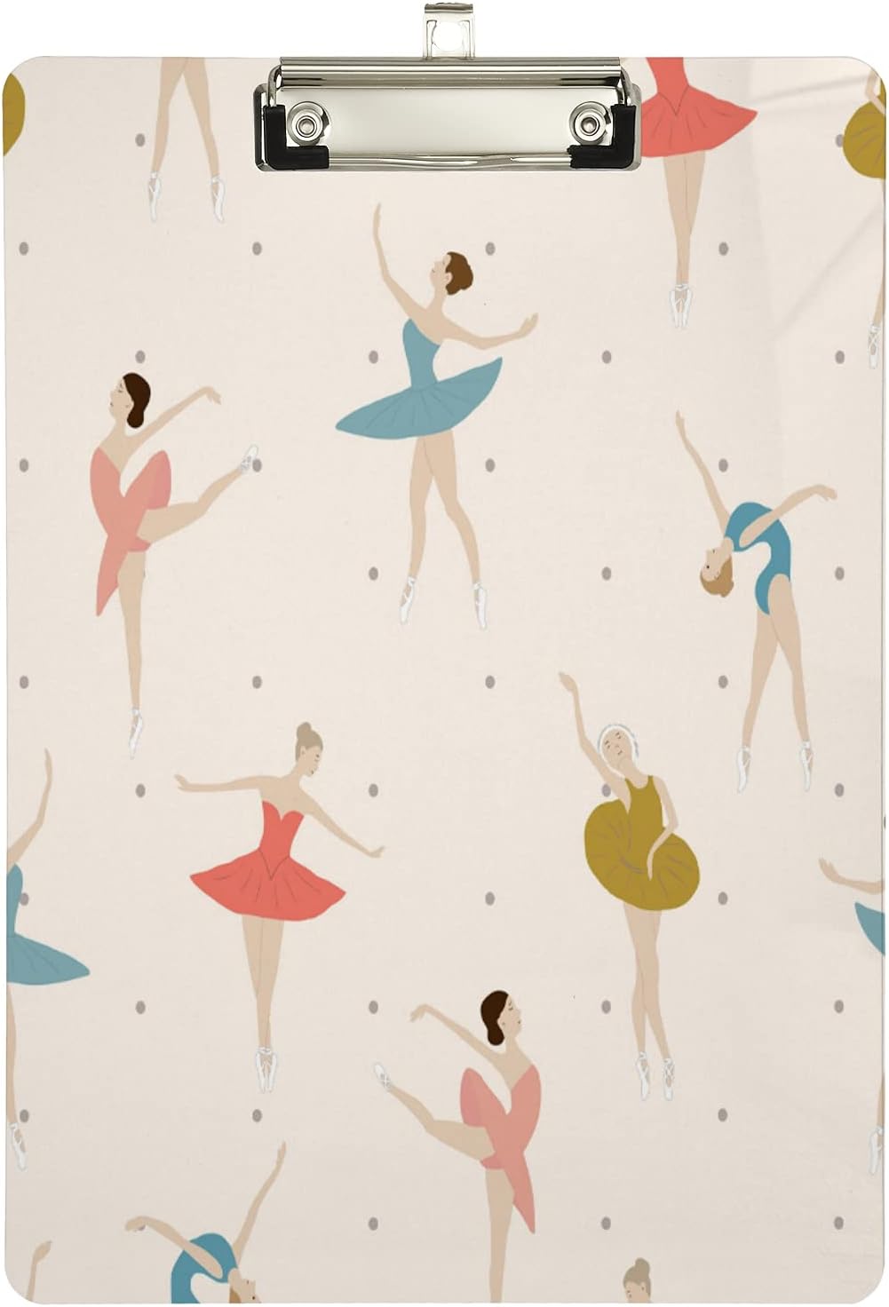 Wellsay Ballet Dancers Clipboard 9x12.5in Decorative Clipboard For 