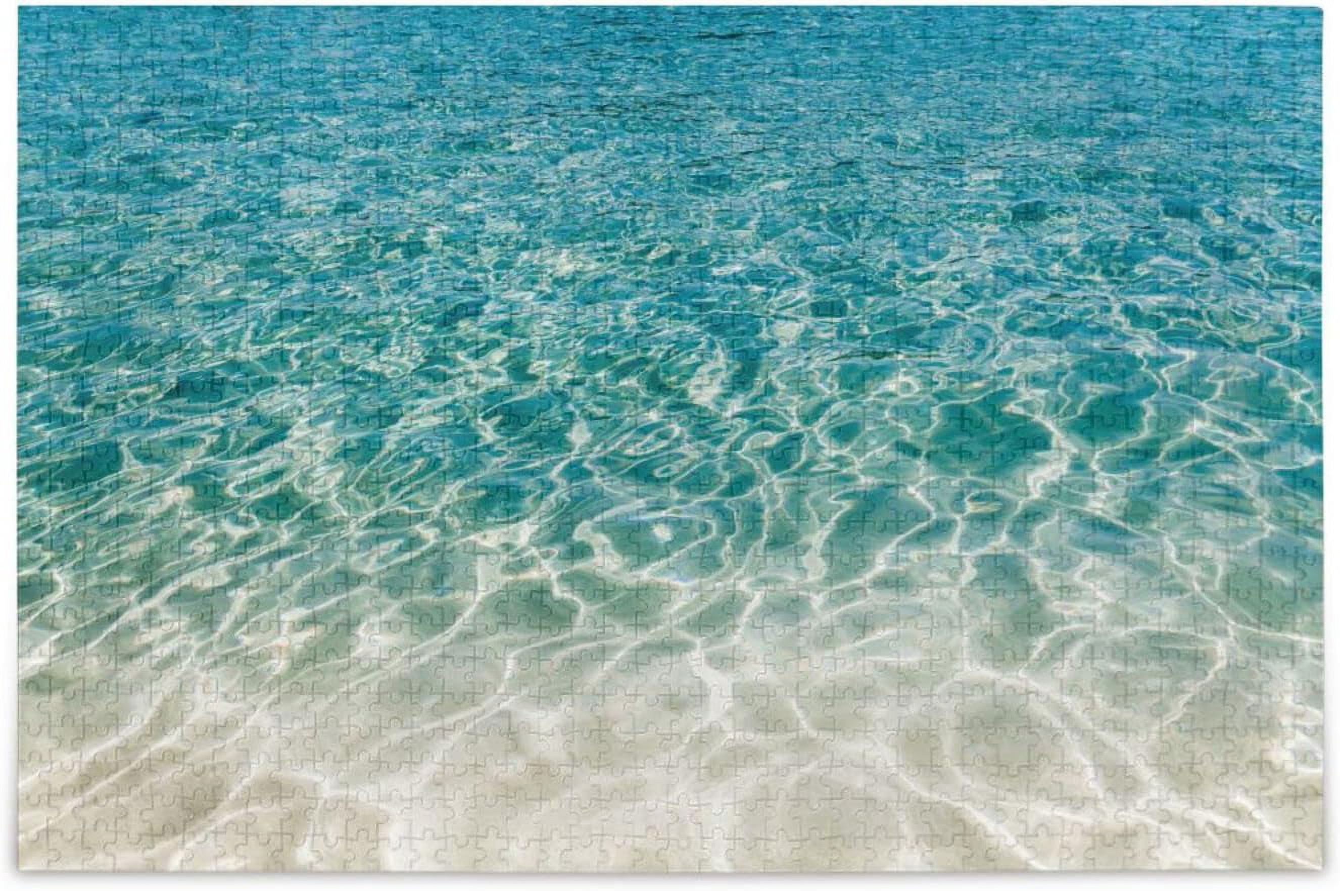 Wellsay Blue Pacific Ocean Jigsaw Puzzles for Adults 1000 Pieces ...