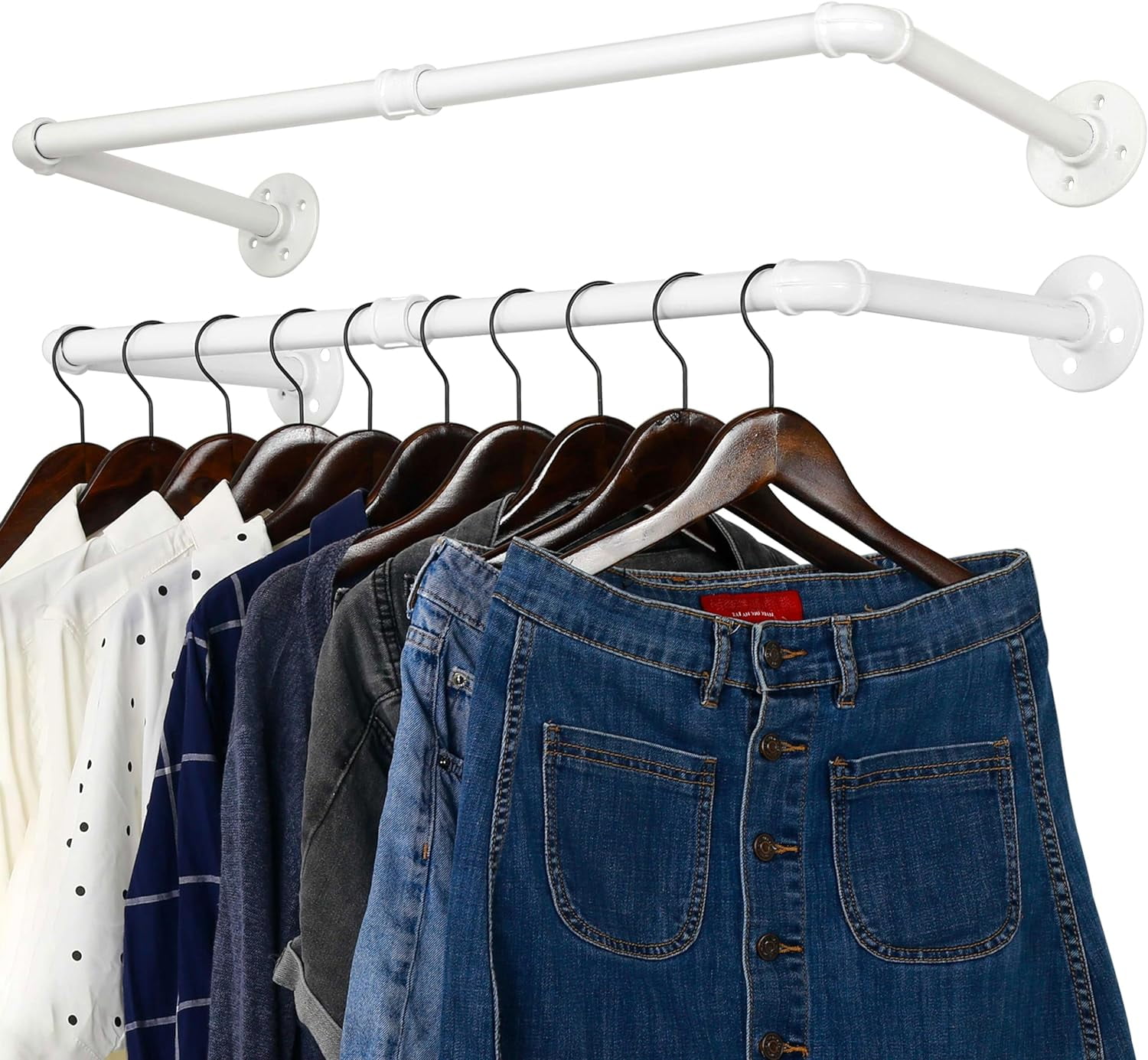 Wellsay Clothing Rack Wall Mount,65