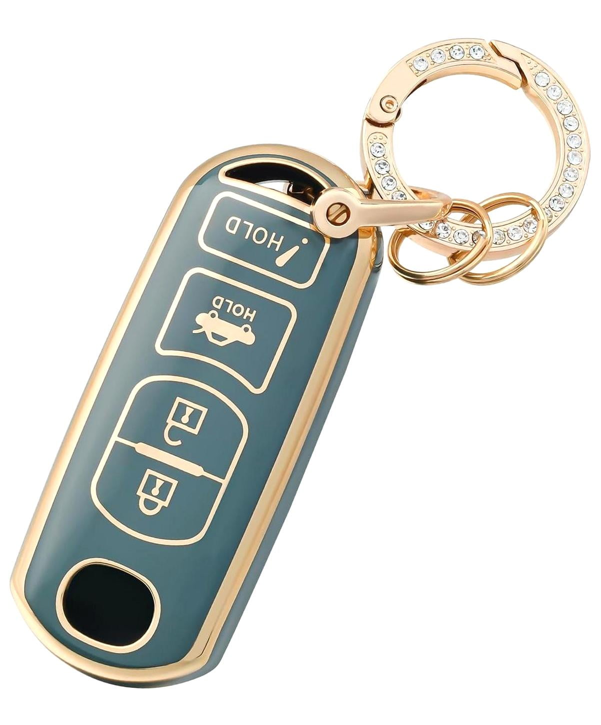 Wellsay Key Fob Cover with Keychain for , Car Key Fob Protector for 2 ...