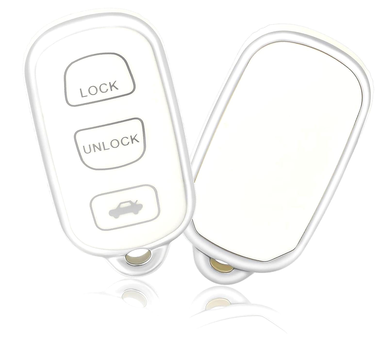 Wellsay Key Fob Cover Soft TPU Car Key Protector for 2002-2006 Camry ...