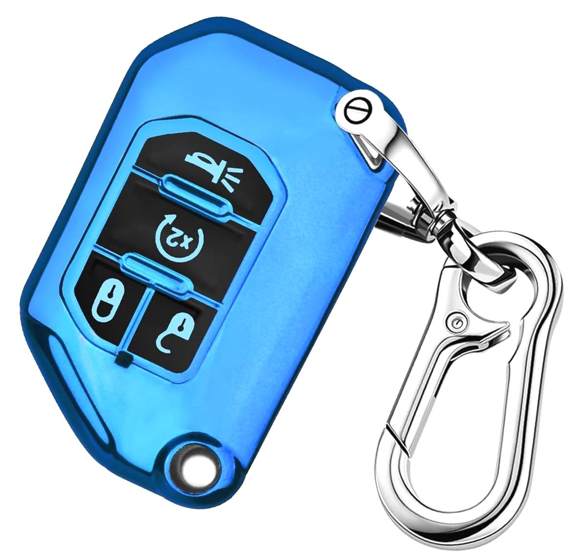 Wellsay Key Fob Cover With Keychain, Flip Key Protector for 2018-2024 ...