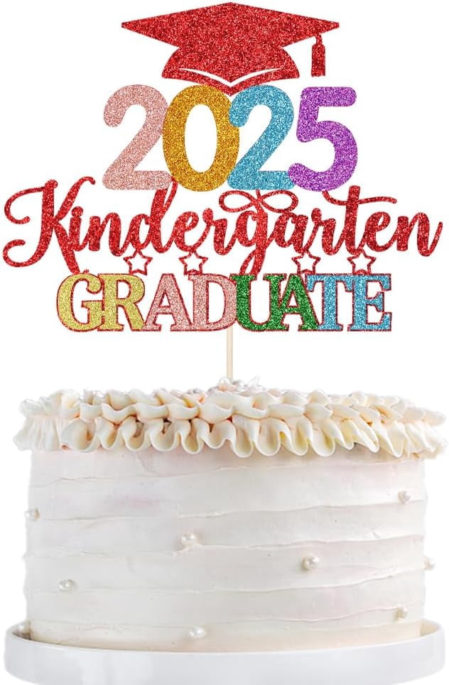 Wellsay Kindergarten Grad Cake Tor,2025 Graduation Cake Tor,Peace Out ...