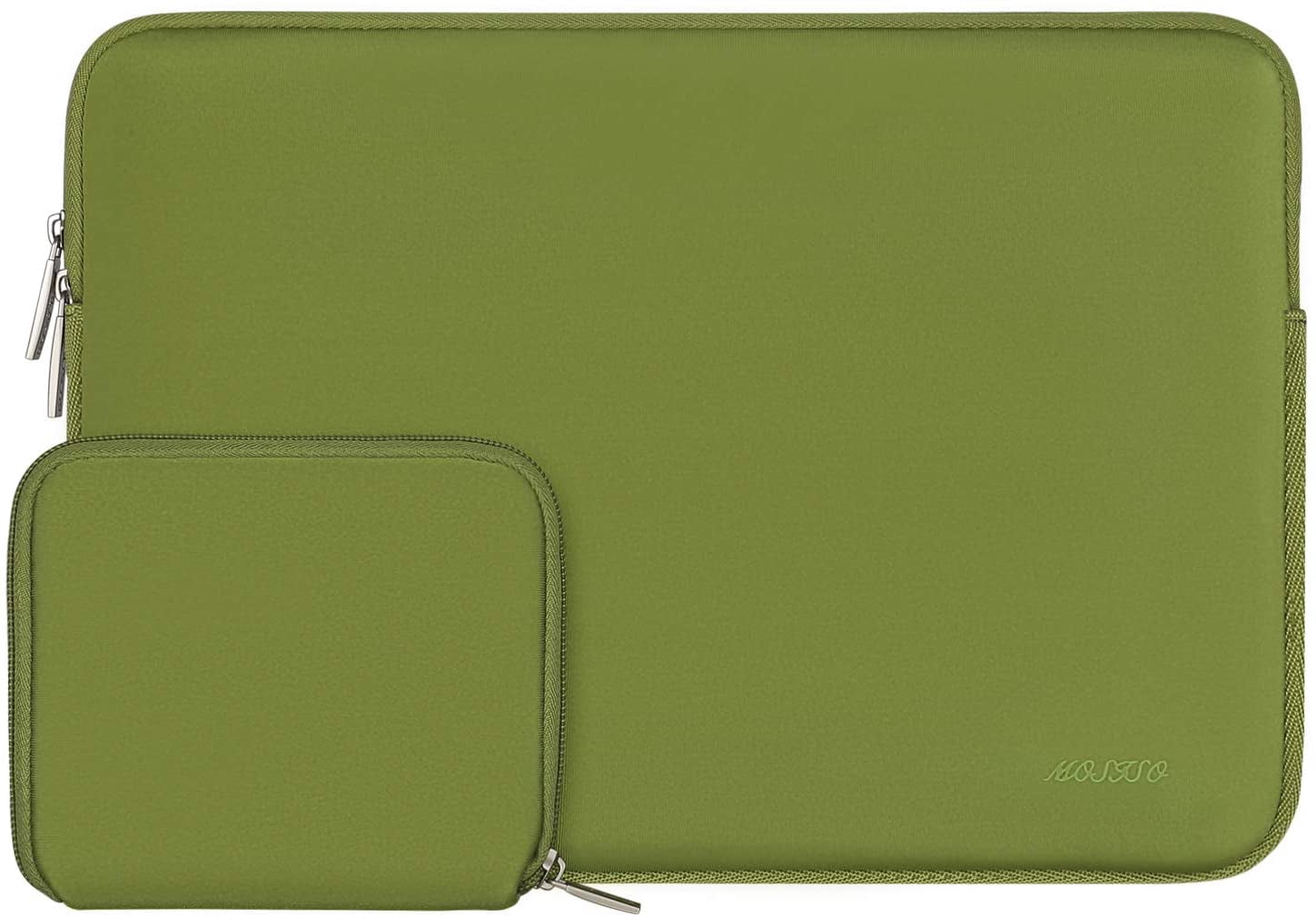 MOSISO Laptop Hoes Compatibel Met 13-13.3 Inch MacBook Pro, MacBook Air Notebook Computerwaterafstotende Neopreen Aktetas Met Kleine Tassereniteit Blauw