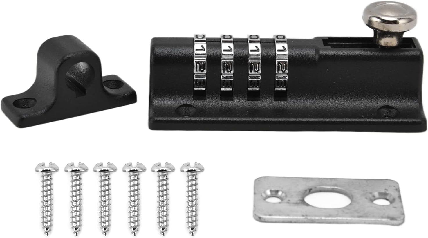 Wellsay Lock Combination, Lock Bolt, 4 Position Lock Bolt Security Code ...