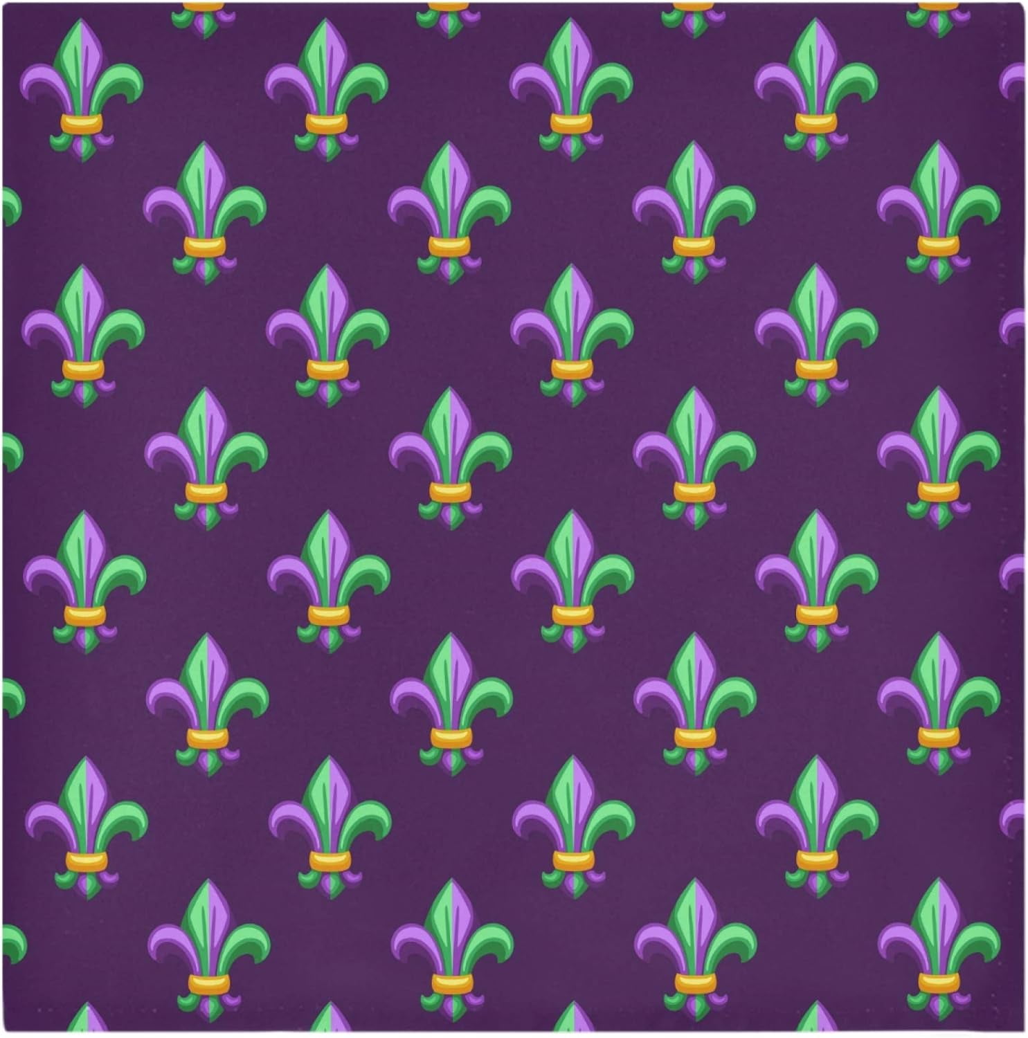 mardi gras cloth napkins