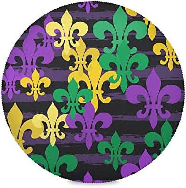 mardi gras table mats