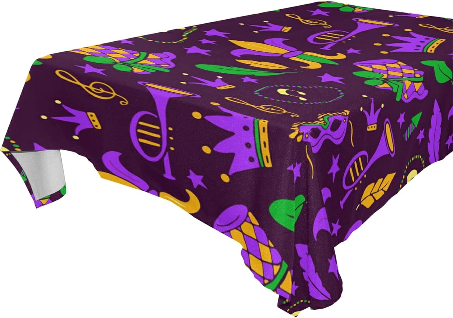 mardi gras tablecloth
