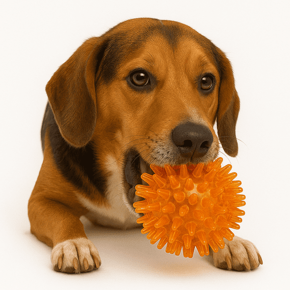 Jalousie Dog Squeaky Toys Value Set Non-Toxic Squeaky Balls Toss Fetch TPR Rubber Puppy Toys Spikey Dog Chew Toy for Small Medium Breed Pet Toys for Puppy (3 Pack Spiky Balls)