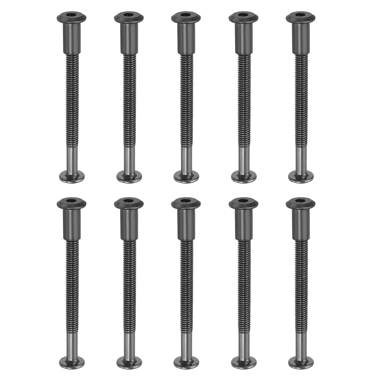 Wellsay PAL 10 Set Hex cago Screws, Metric Hex Drive Socket Cap 6 x 70 ...