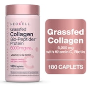 NeoCell Super Collagen C with Biotin Caplets for Skin Health, 180 Count