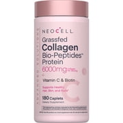 NeoCell Super Collagen C with Biotin Caplets for Skin Health, 180 Count
