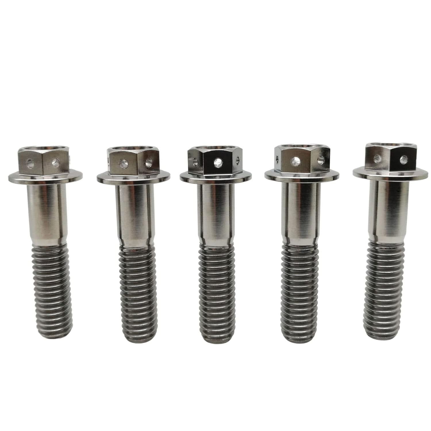 Lot De 4 Boulons En Titane Avec Rondelle Ti M5 X 12 Mm Pour