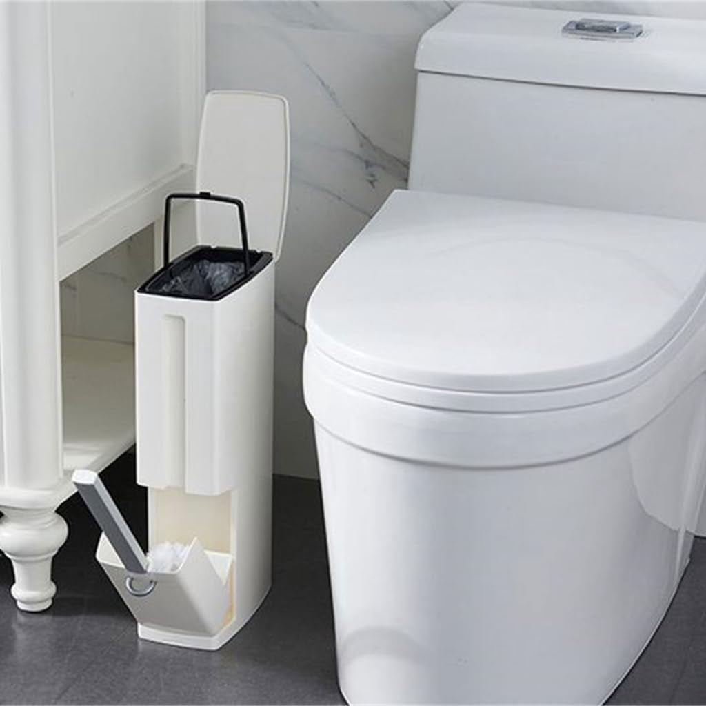 Wellsay RV Bathroom Trash Can and Toilet Brush Set, Bathroom ...