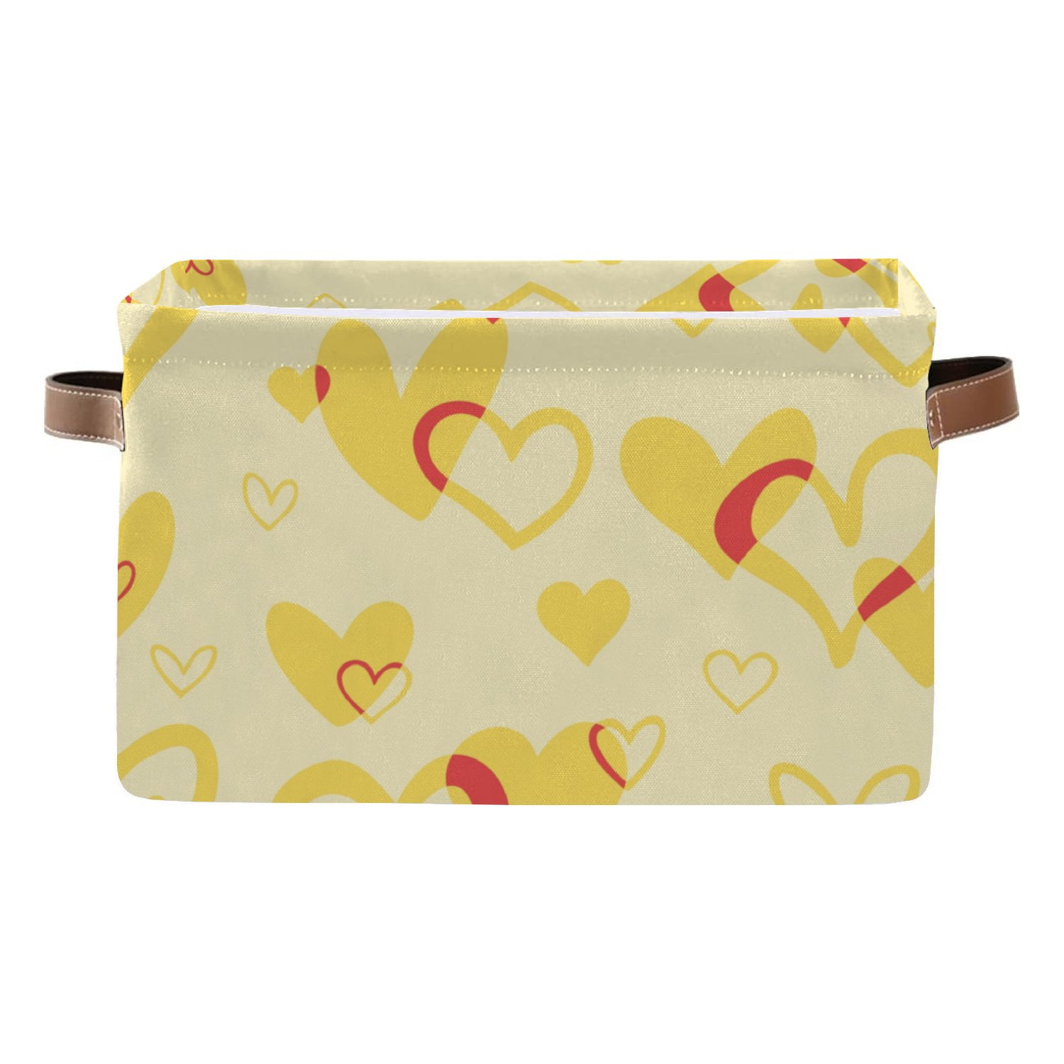 Wellsay Rectangle Storage Bin Seamless Pattern With Hand Drawn Hearts