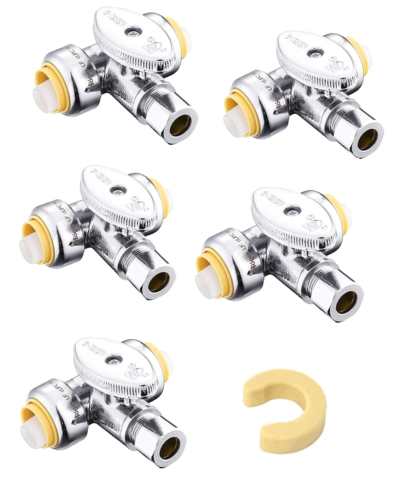 Cross Handle Angle Stop - 5/8" OD X 3/8" OD Compression | Signature Hardware