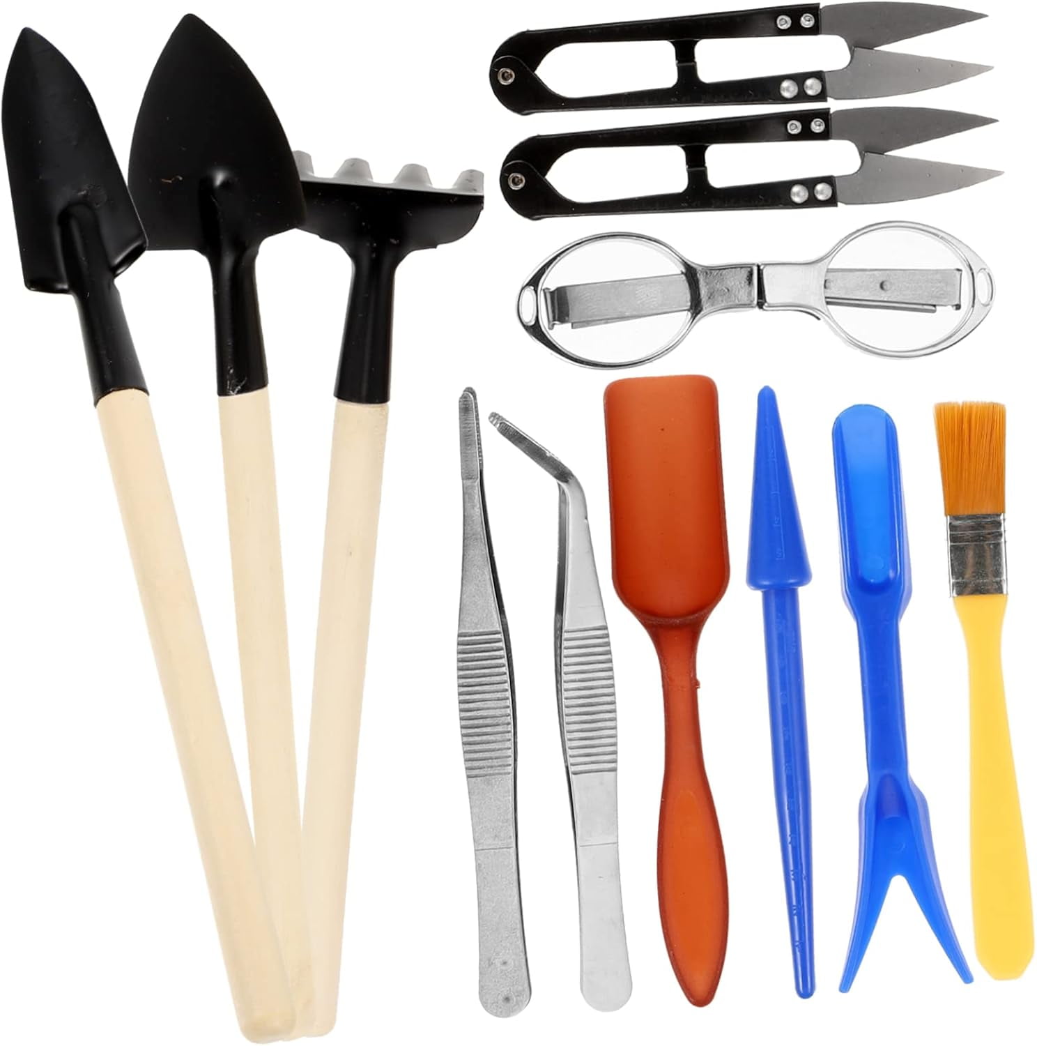 Wellsay Small Gardening Gadgets Set Metal shiness Garden Planting Tools ...