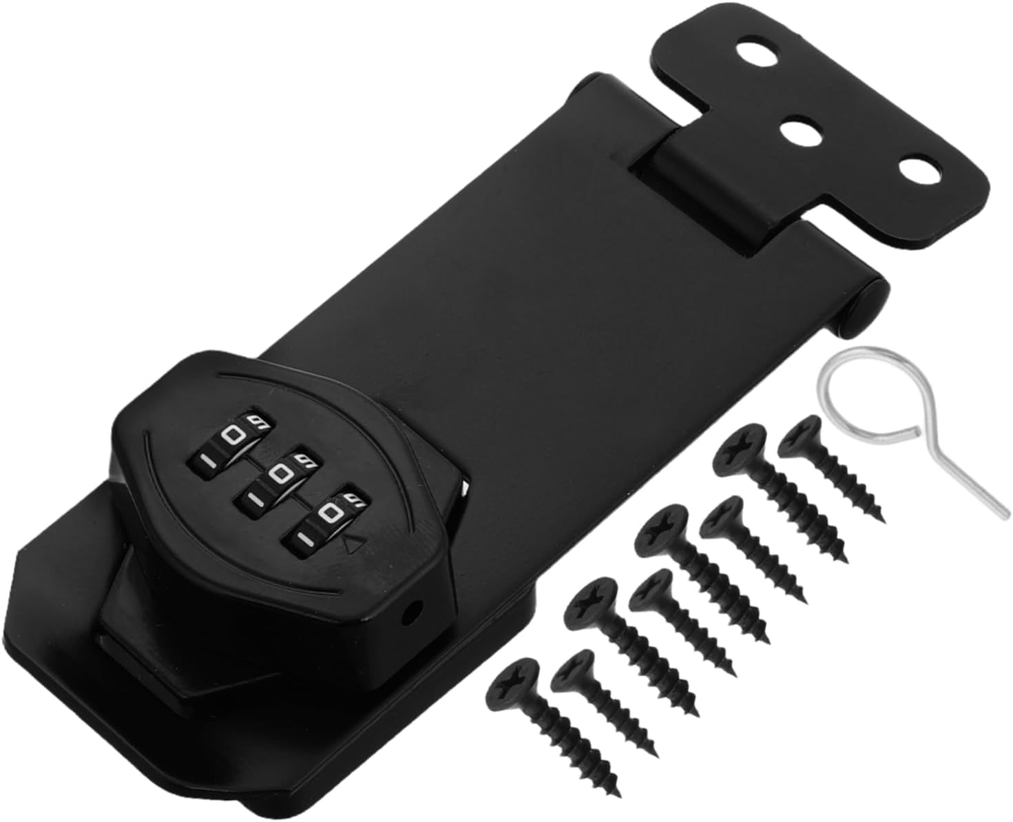 Wellsay Smart Combination Code Hasp Lock Metal Twist Knob for Fridge ...