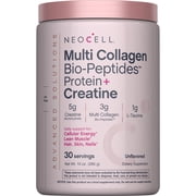 NeoCell Collagen Powder with Creatine for Beauty Support and Energy, 10 oz