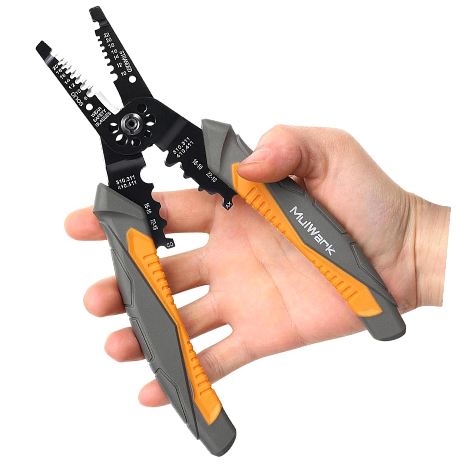 Wellsay Triple Function Automatic Adjusting Wire Stripper/Cutter ...