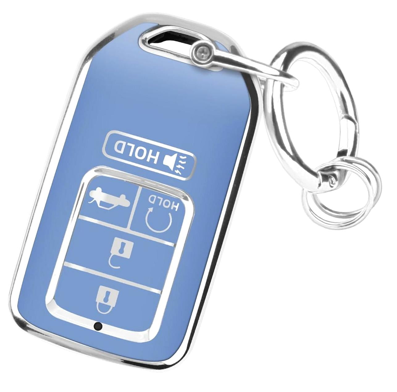 Wellsay Vehicle Key Protector for , 5 Button Remote Key Cover with ...