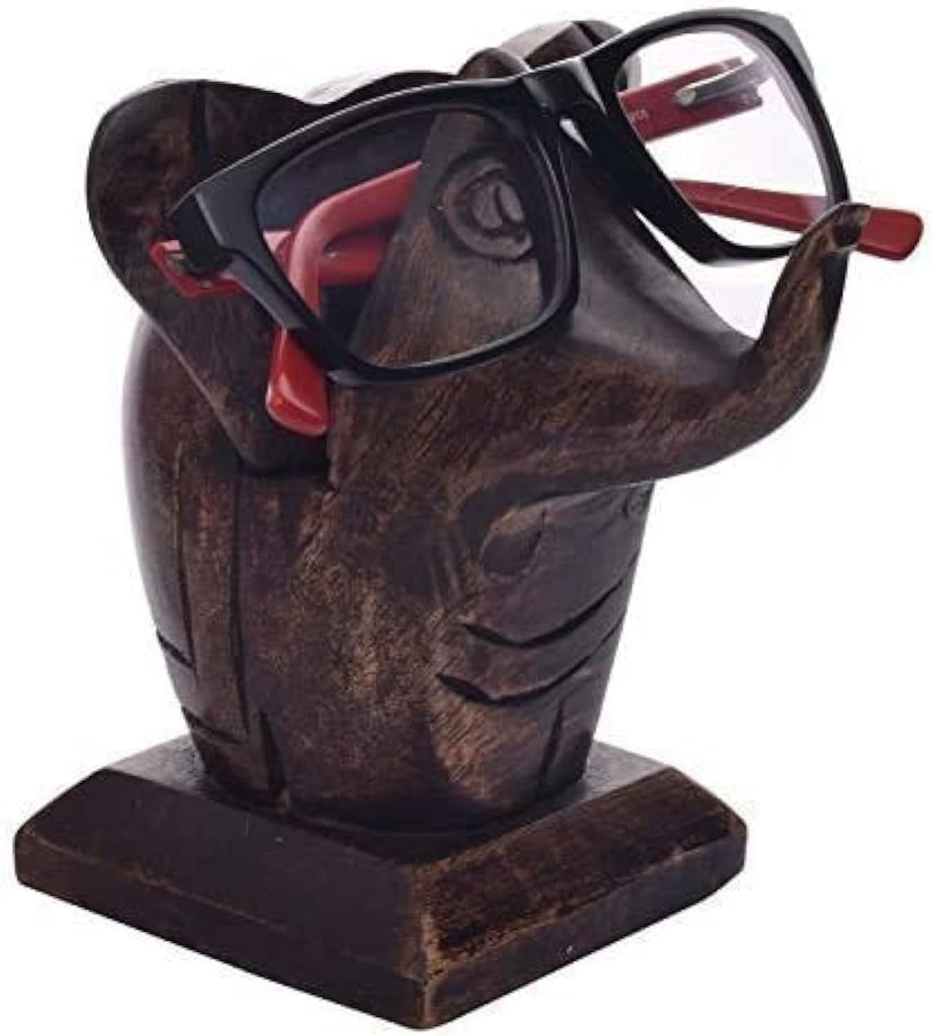 EARTHLY HOME Wooden Owl Eyeglasses Holder – Handcrafted Desk Stand For Glasses & Sunglasses
