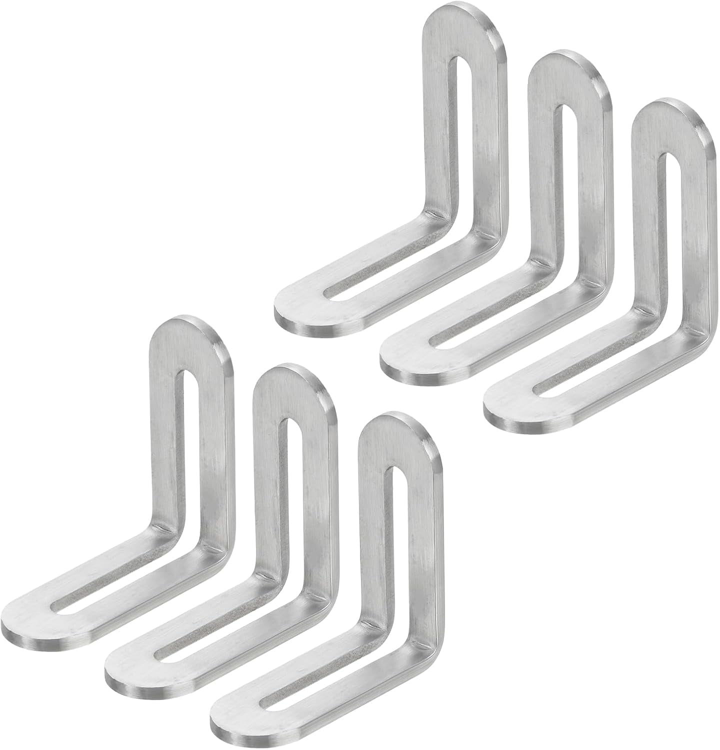 Wellsay ul 8Pcs Adjustable L-Shape Corner Brace with Slot, 1.89 x 1.89 ...