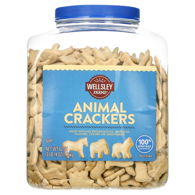 Animal Crackers, 62 oz Tub, Ships in 1-3 Business Days Animal Crackers, 62 oz Tub, Ships in 1-3 Business Days