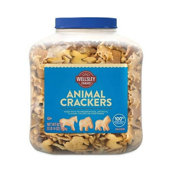 Wellsley Farms Animal Crackers With Artificial Flavors Colors Or Sweeteners 62 Oz