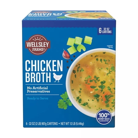 Wellsley Farms Chicken Broth, 6 ct.