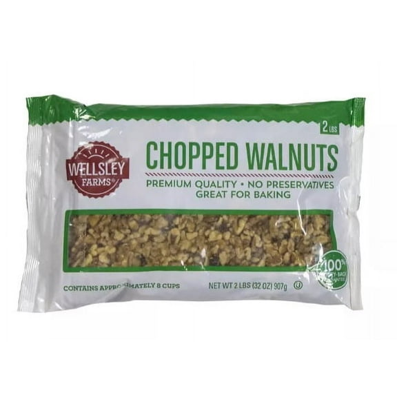 Wellsley Farms Chopped Walnuts, 32 oz.