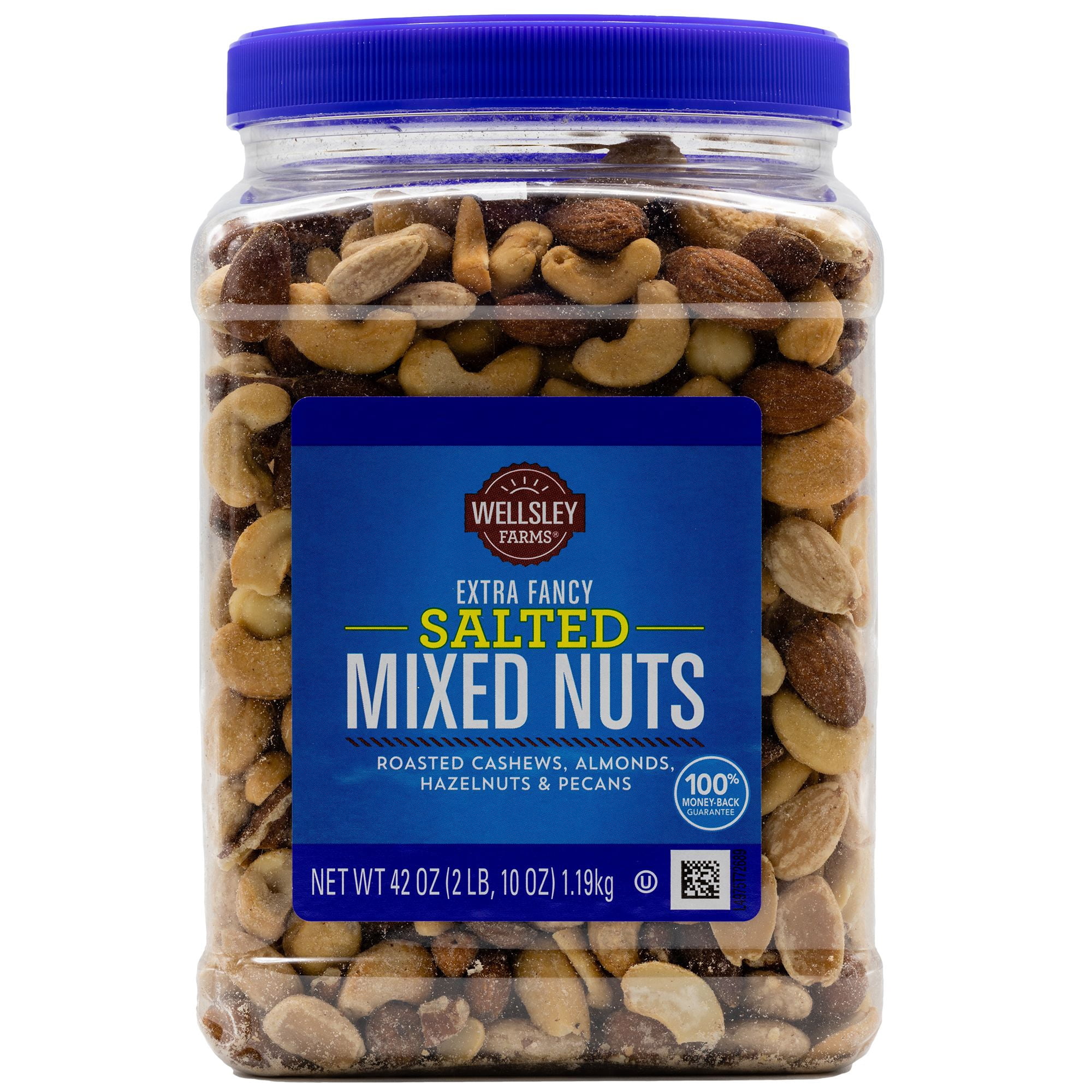 Wellsley Farms Extra Fancy Salted Mixed Nuts 42 oz.
