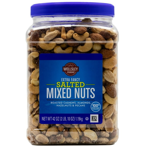 Wellsley Farms Extra Fancy Salted Mixed Nuts 42 oz.