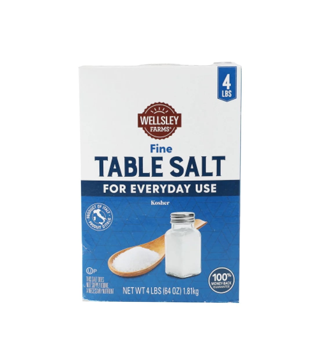 Wellsley Farms Fine Table Salt, 4 lbs.