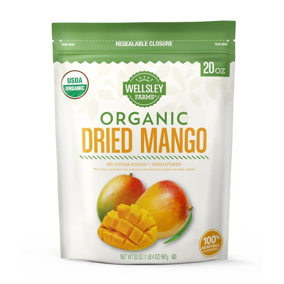 Product of Wellsley Farms Organic Dried Mango, 20 oz.