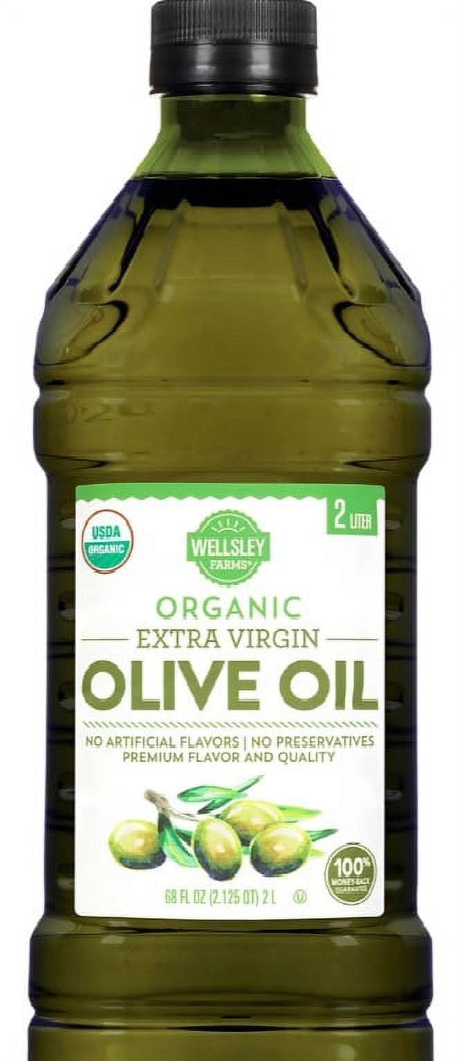 Wellsley Farms Organic Extra Virgin Olive Oil, 2L