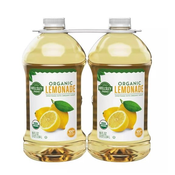 Wellsley Farms Organic Lemonade, 2 pk./96 oz.