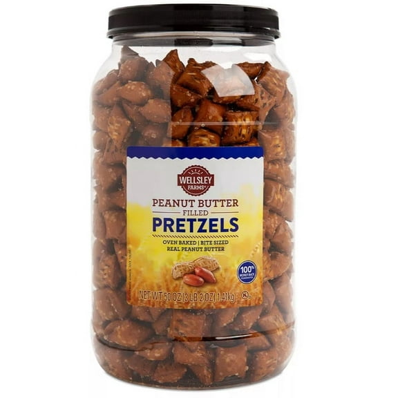 Wellsley Farms Peanut Butter Pretzel, 50 oz.