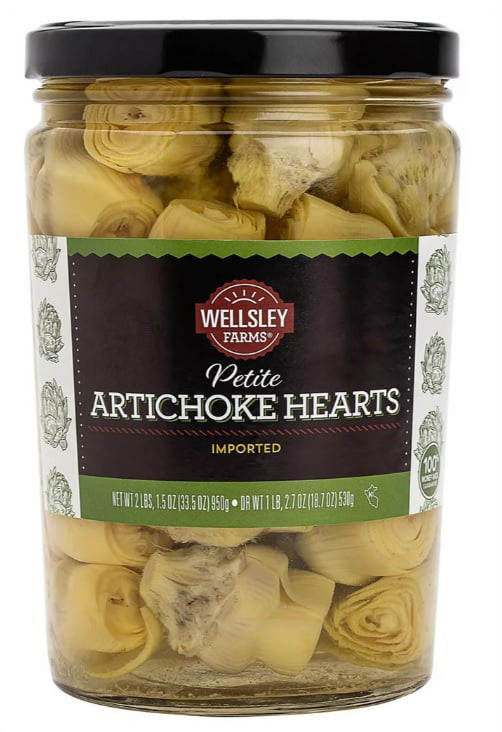 Wellsley Farms Petite Artichoke Hearts, 33.5 oz.
