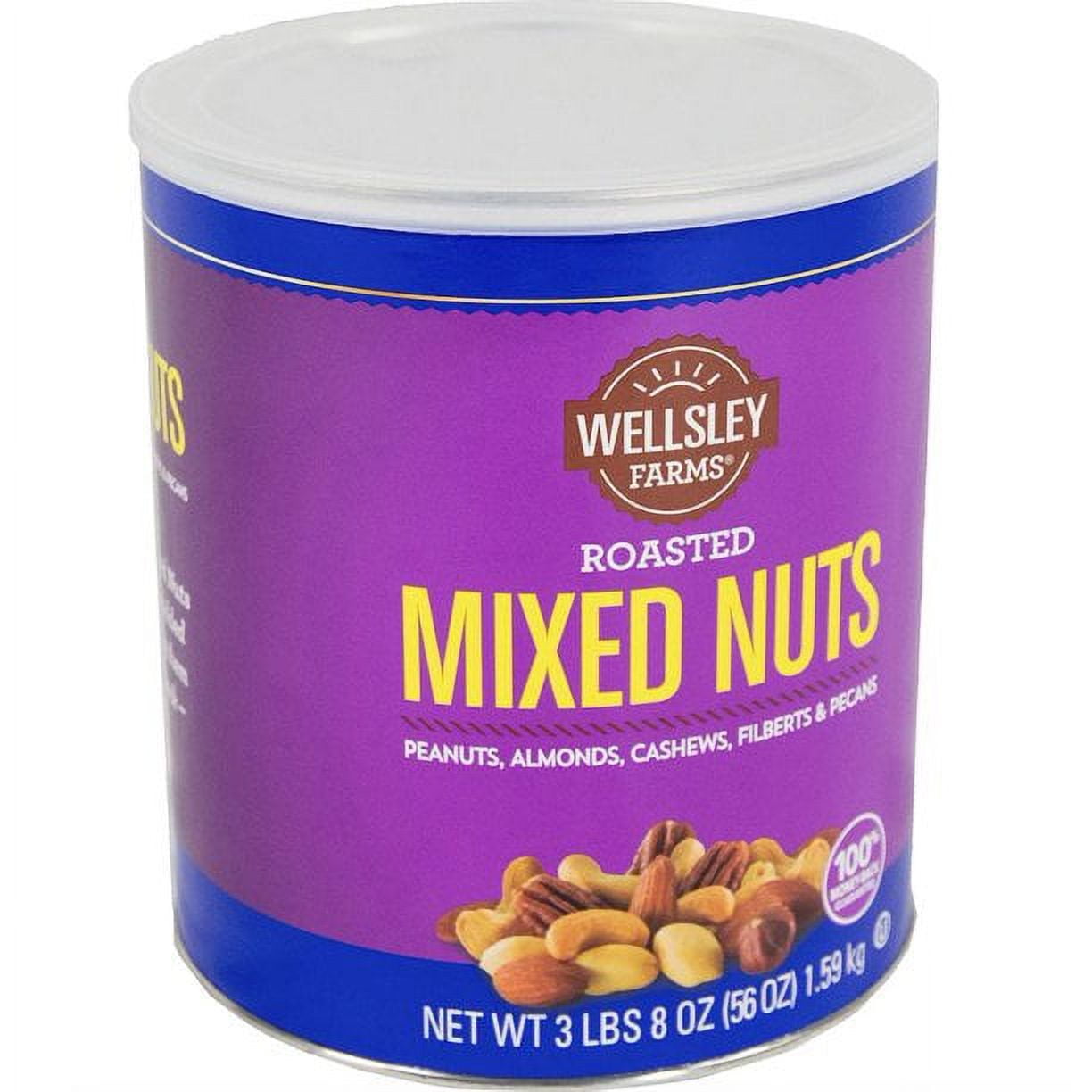Wellsley Farms Roasted Mixed Nuts, 56 oz.